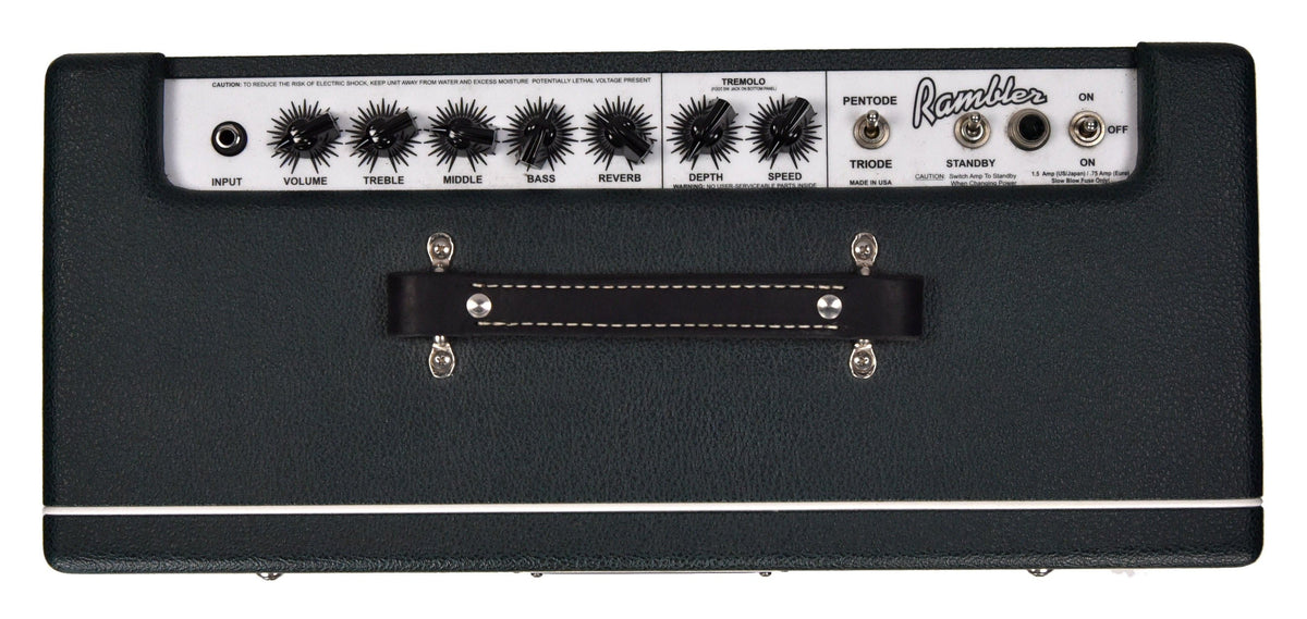 Used Carr Rambler 1x12 Combo Guitar Amplifier Green Tolex 01966