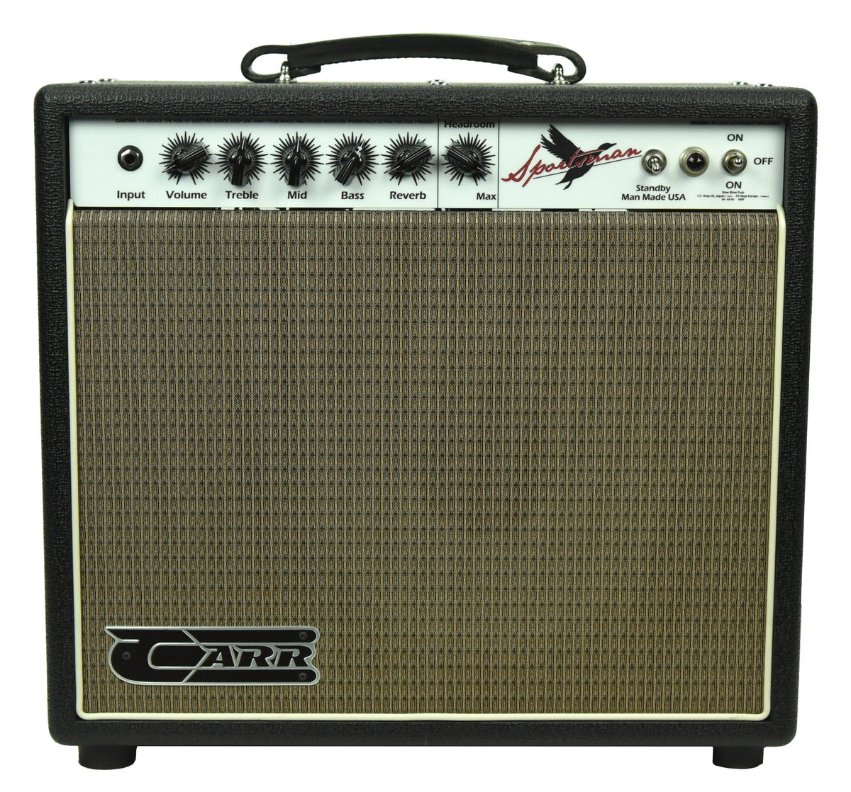 Used 2019 Carr Sportsman 1x12 Electric Guitar Amp w/Cover 0398