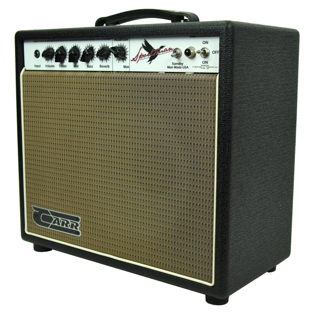 Used 2019 Carr Sportsman 1x12 Electric Guitar Amp w/Cover 0398