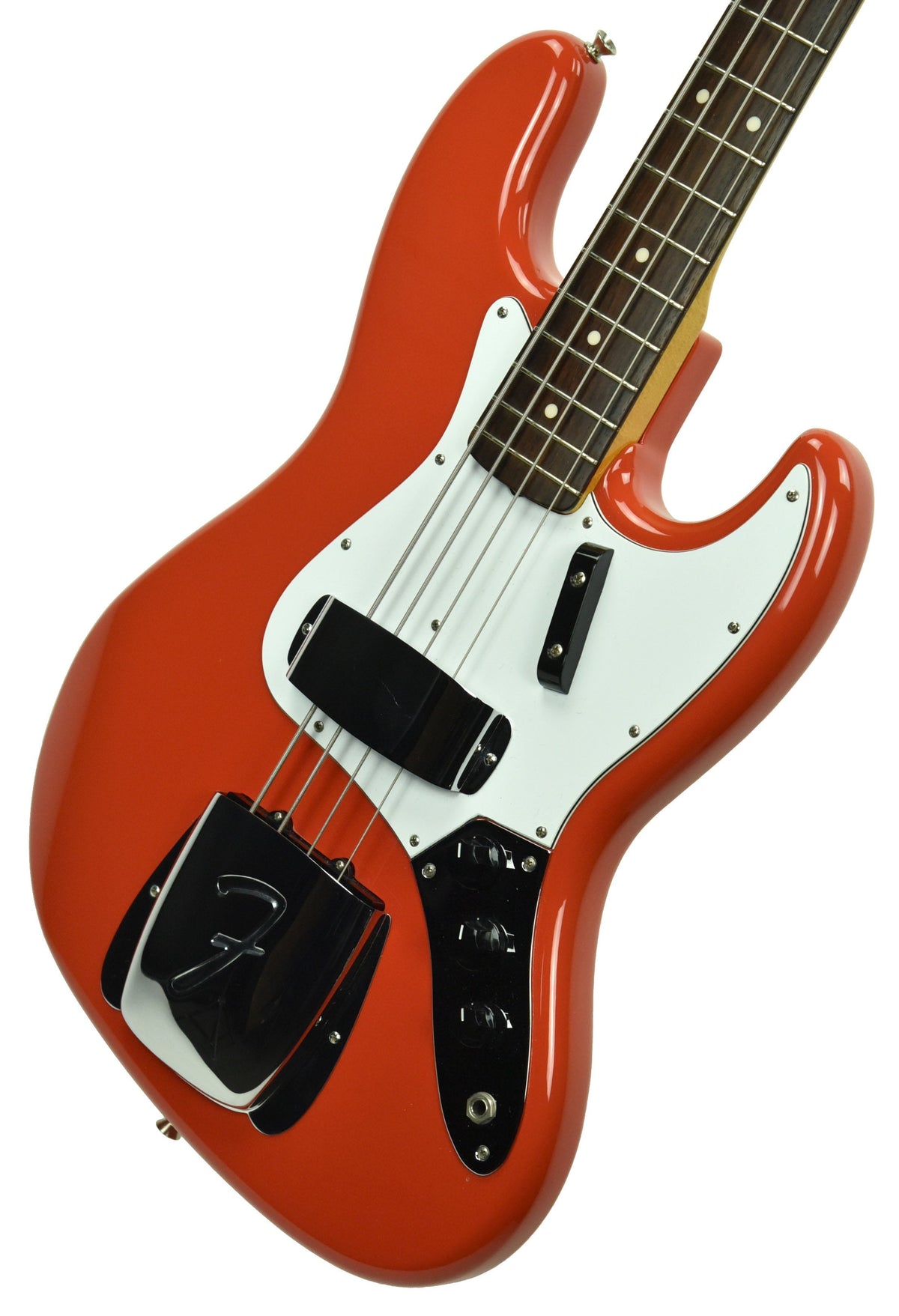 Used 2004 Fender CIJ 62 Jazz Bass in Fiesta Red R059197