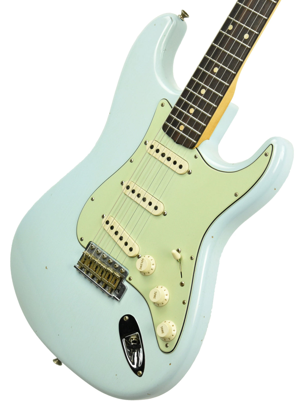 Used Fender Custom Shop 60 Stratocaster Journeyman Relic in Sonic Blue R95590
