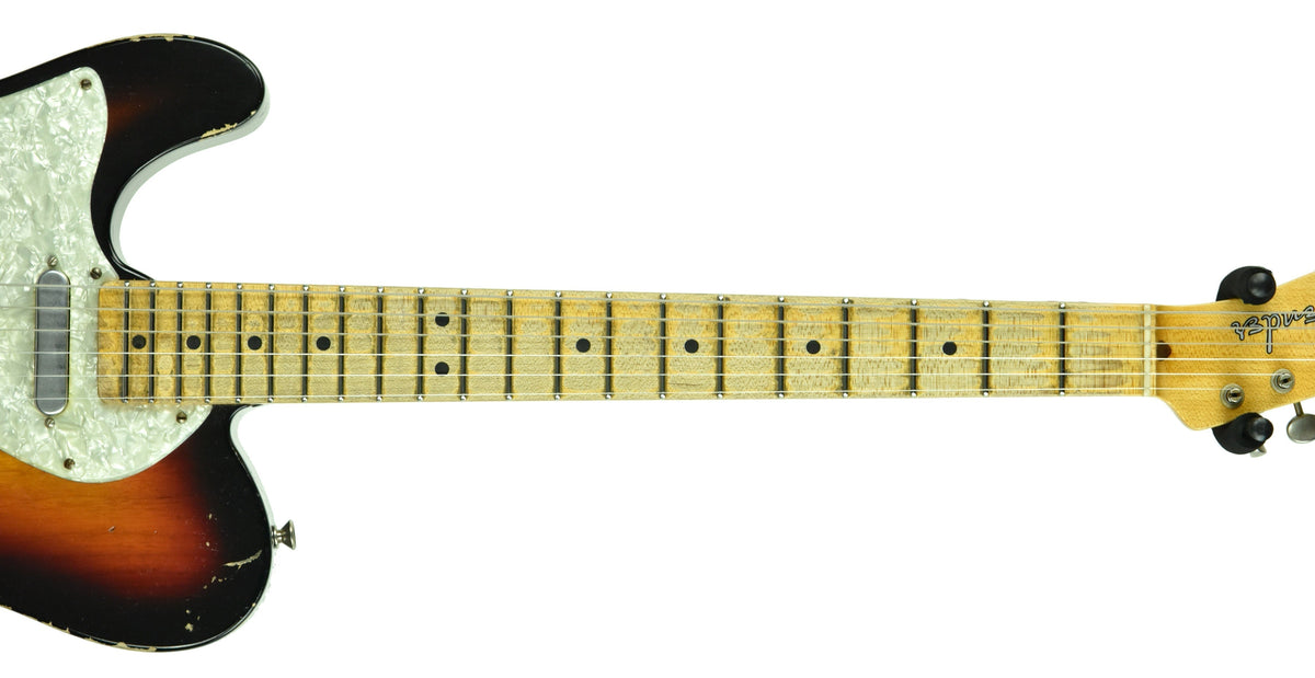 Used 2011 Fender Custom Shop Thinline Telecaster Relic Lefty Strung Righty R6301