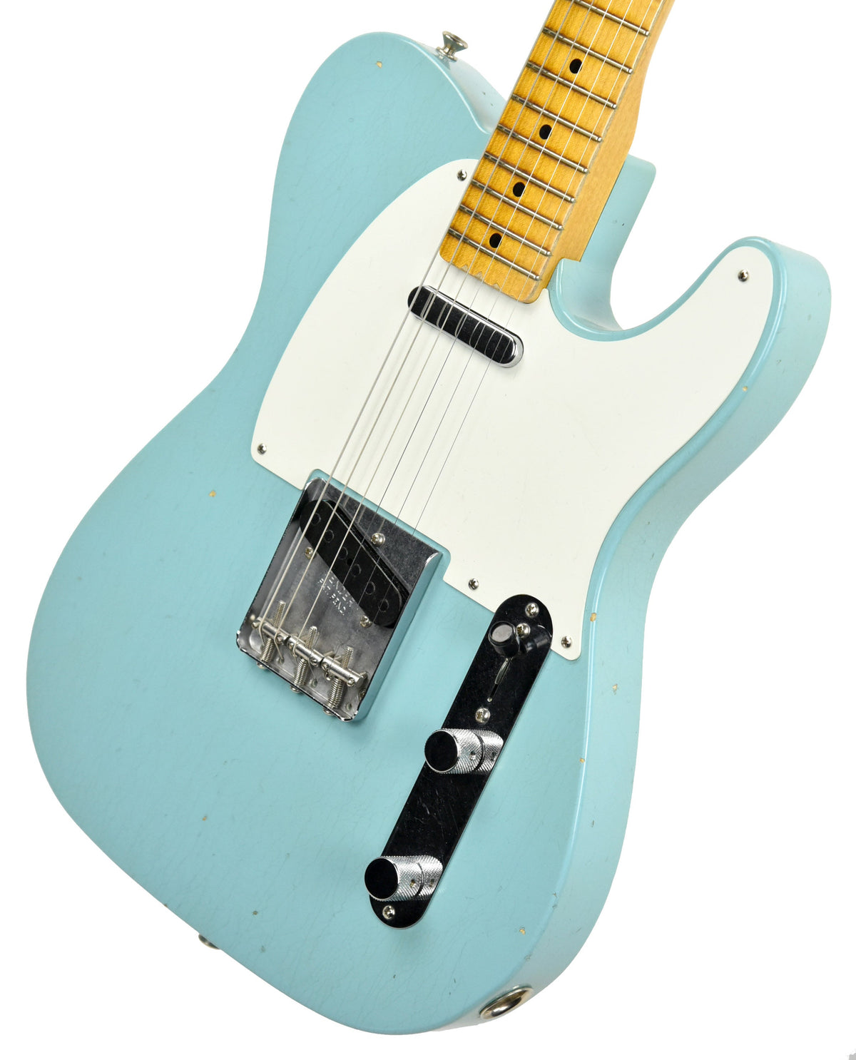 Used Fender Custom Shop 1955 Chicago Special Telecaster Journeyman Relic in Aged Daphne Blue R98348