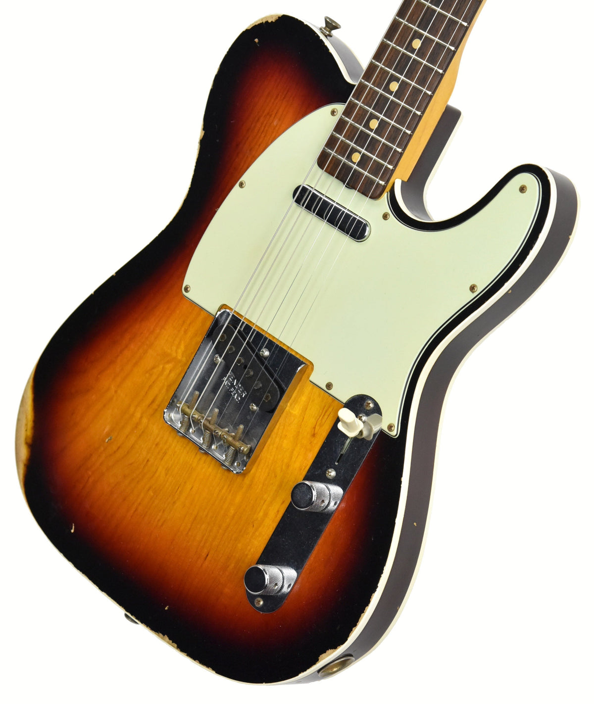 Used Fender Custom Shop 60 Telecaster Relic Three Tone Sunburst R87432