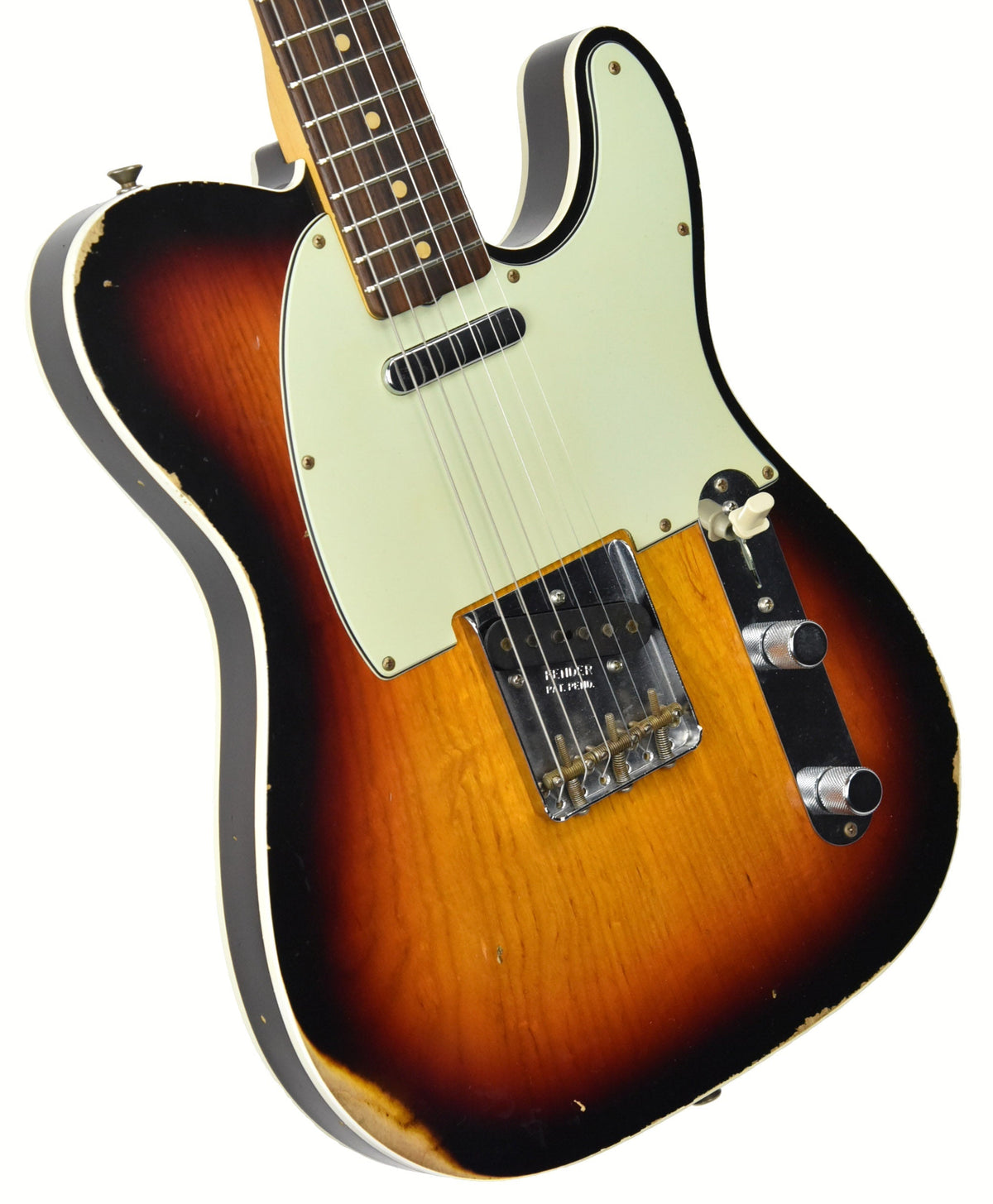 Used Fender Custom Shop 60 Telecaster Relic Three Tone Sunburst R87432