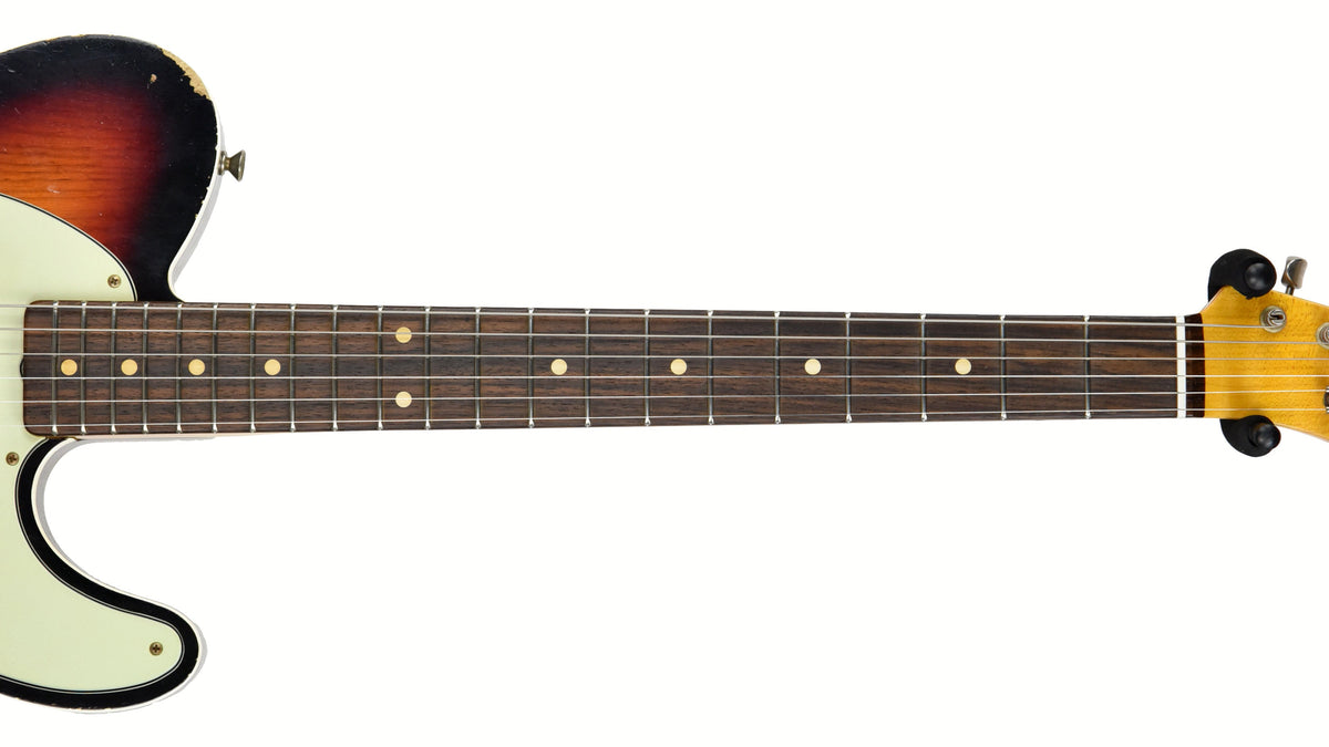 Used Fender Custom Shop 60 Telecaster Relic Three Tone Sunburst R87432