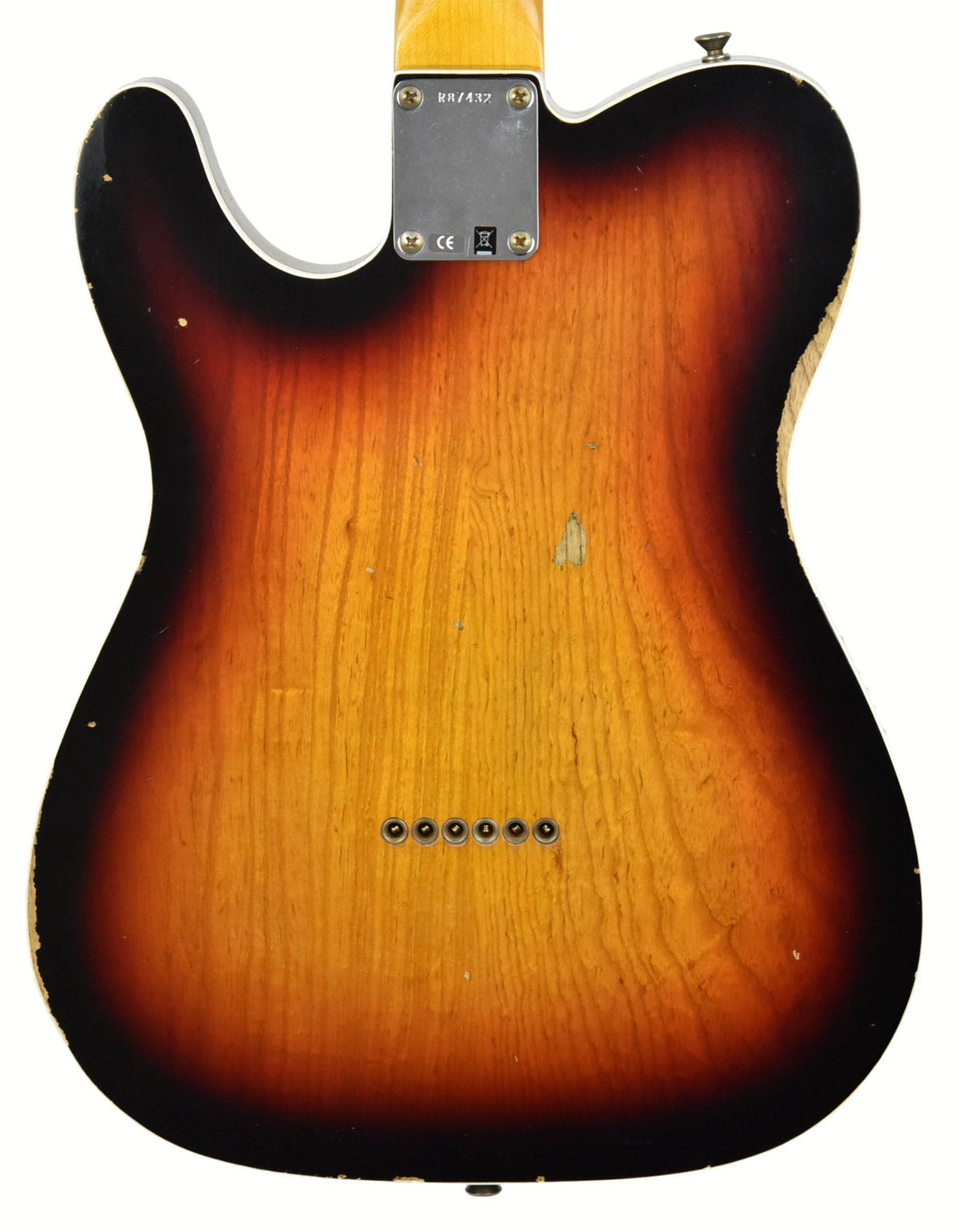 Used Fender Custom Shop 60 Telecaster Relic Three Tone Sunburst R87432