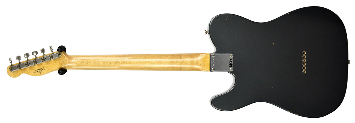 Used Fender Custom Shop 62 Telecaster Journeyman Relic in Charcoal Frost Metallic R87013