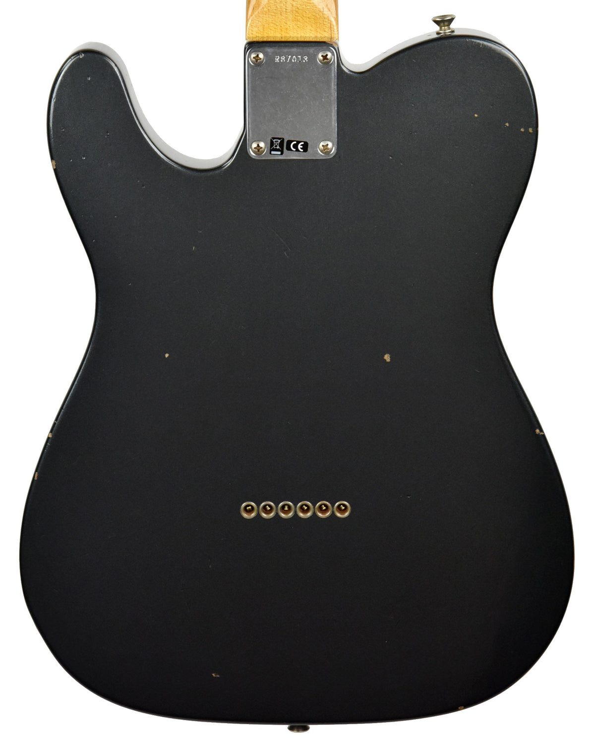 Used Fender Custom Shop 62 Telecaster Journeyman Relic in Charcoal Frost Metallic R87013