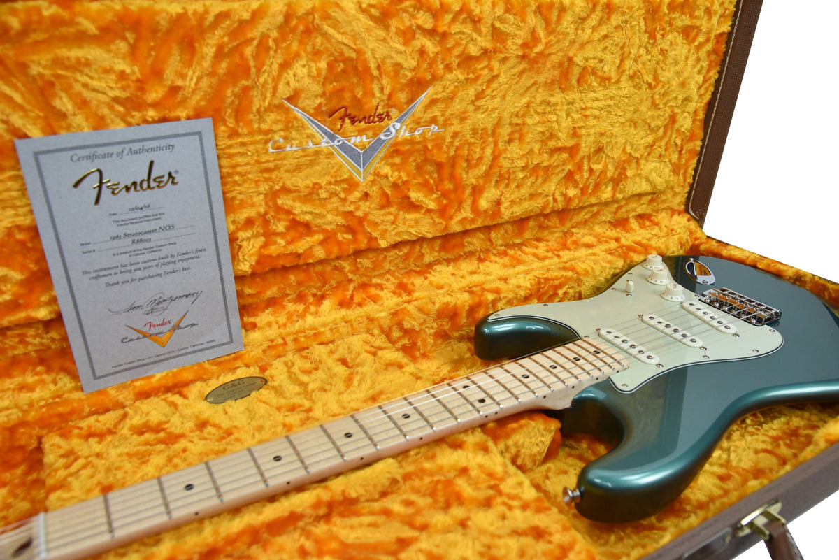 Used Fender Custom Shop 1963 Stratocaster NOS in Sherwood Green R88003
