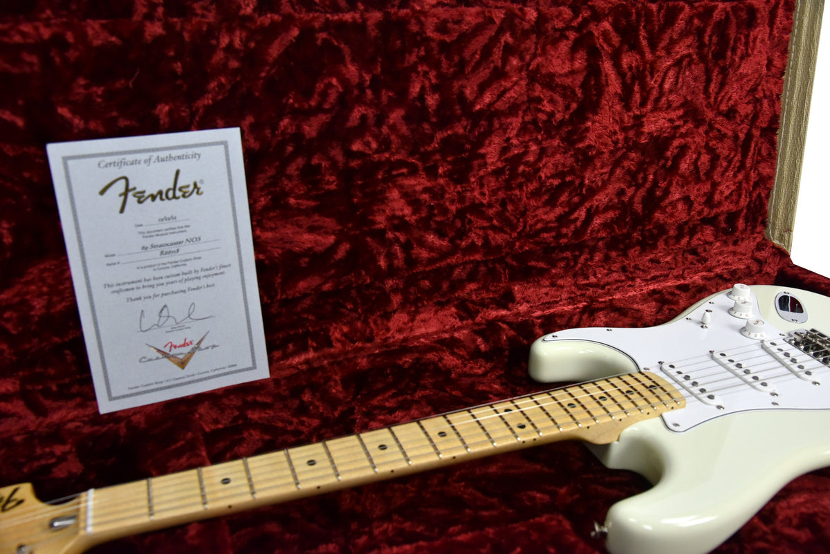 Used 2012 Fender Custom Shop 69 Stratocaster NOS in Olympic White R66718