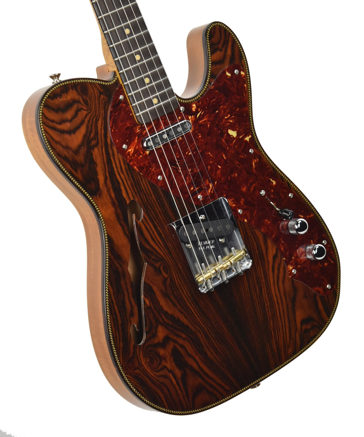 Used Fender Custom Shop Artisan Thinline Telecaster Natural Cocobolo R94650
