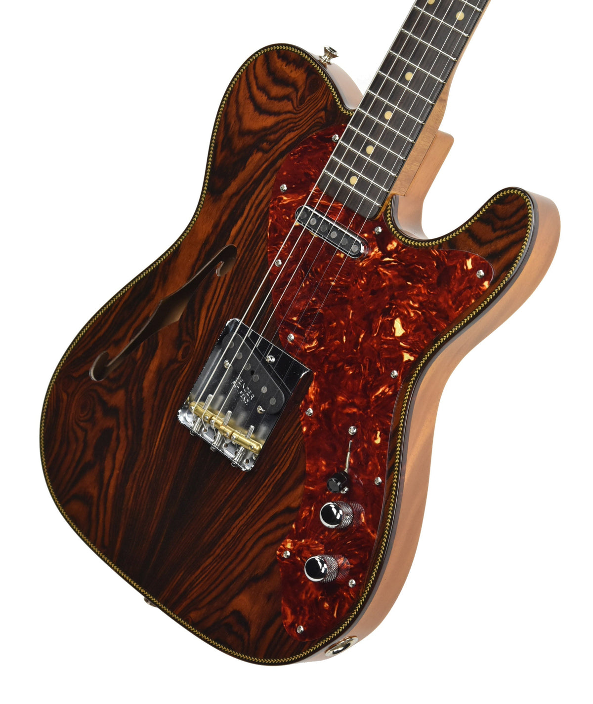 Used Fender Custom Shop Artisan Thinline Telecaster Natural Cocobolo R94650