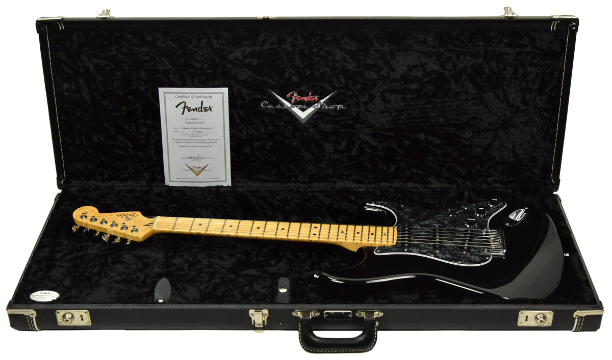 Used Fender Custom Shop Custom Classic Stratocaster in Black CZ508954