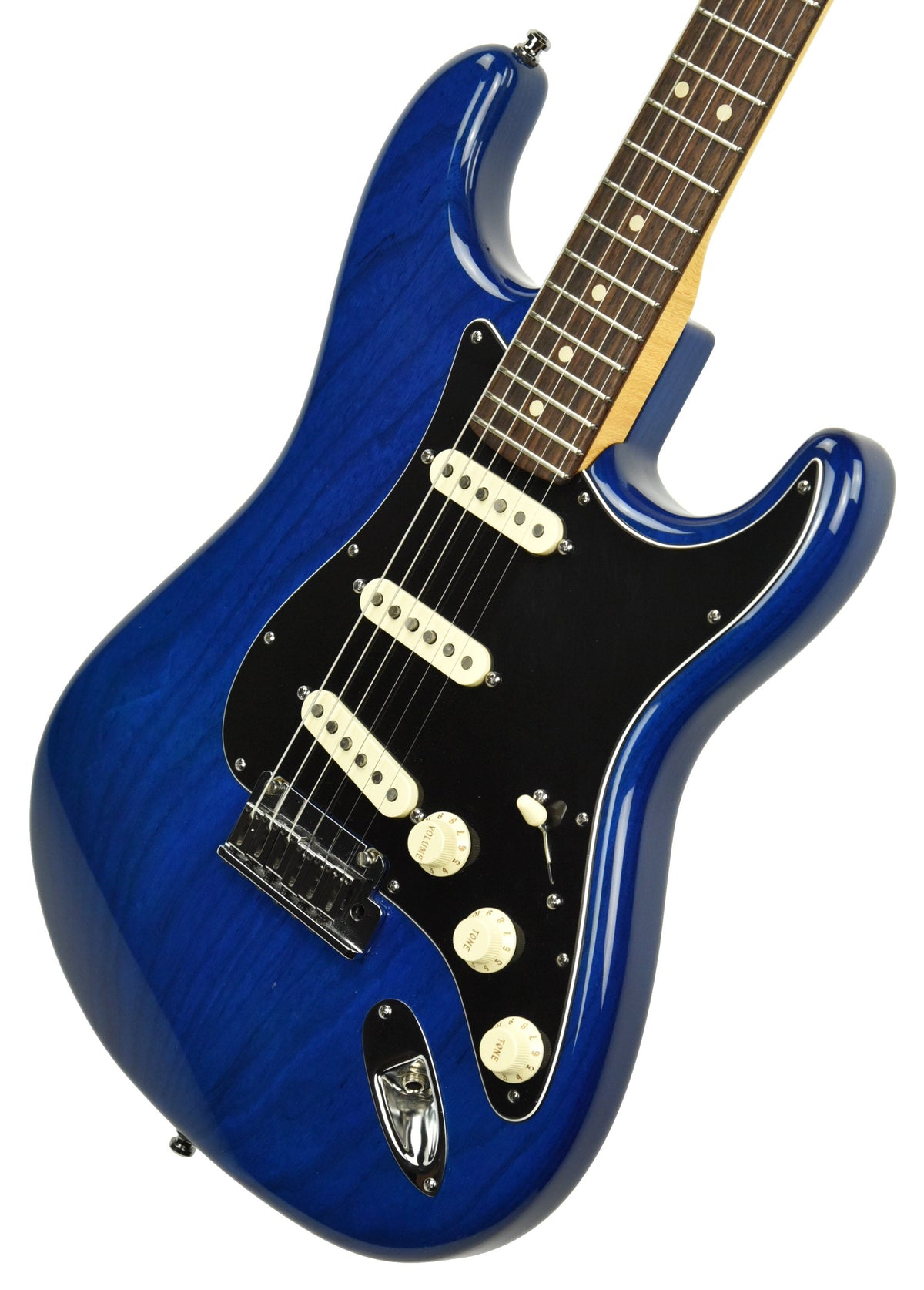 Used Fender Custom Shop Custom Deluxe Stratocaster in Sapphire Blue Trans R61895