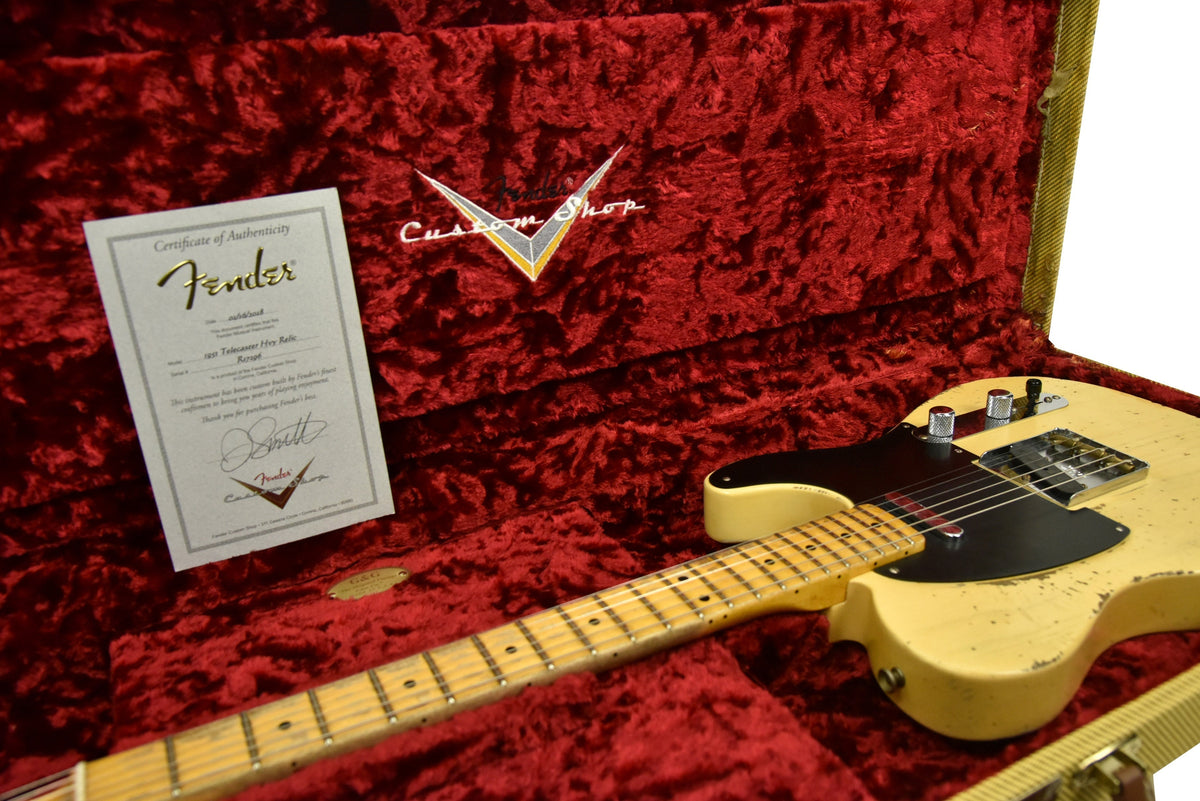 Used Fender Custom Shop Masterbuilt 51 Telecaster Heavy Relic by Jason Smith R17296