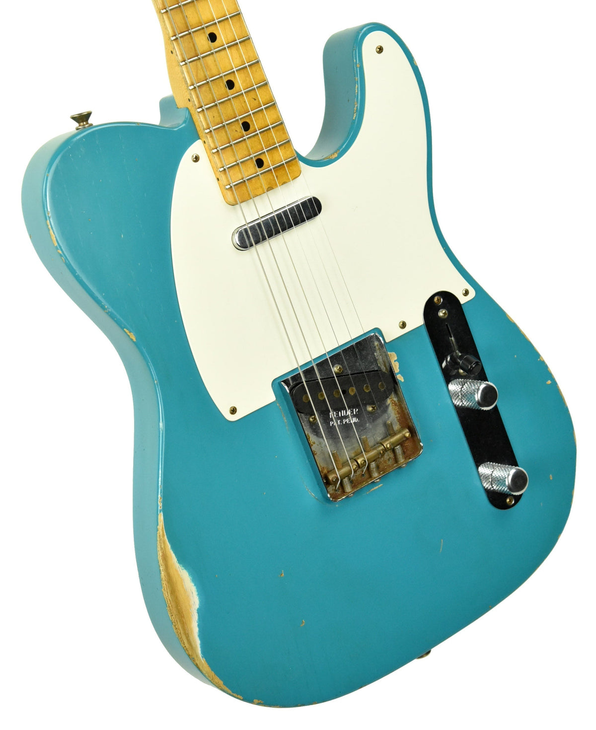 Used Fender Custom Shop Masterbuilt 55 Telecaster Relic Dale Wilson in Taos Turquoise R58748