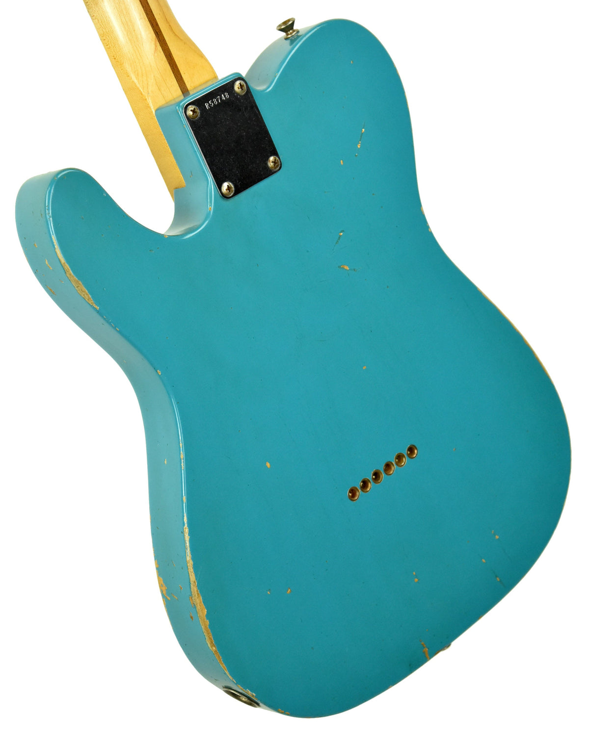 Used Fender Custom Shop Masterbuilt 55 Telecaster Relic Dale Wilson in Taos Turquoise R58748