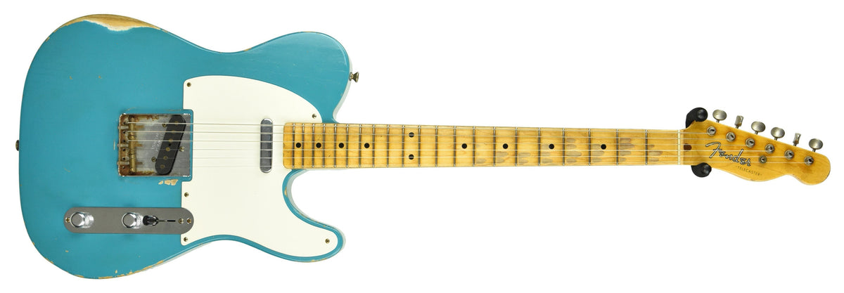 Used Fender Custom Shop Masterbuilt 55 Telecaster Relic Dale Wilson in Taos Turquoise R58748