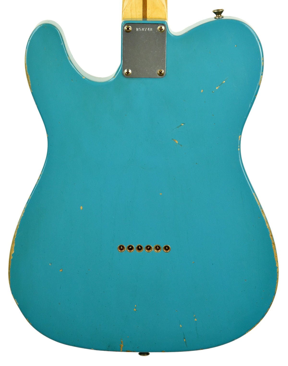Used Fender Custom Shop Masterbuilt 55 Telecaster Relic Dale Wilson in Taos Turquoise R58748