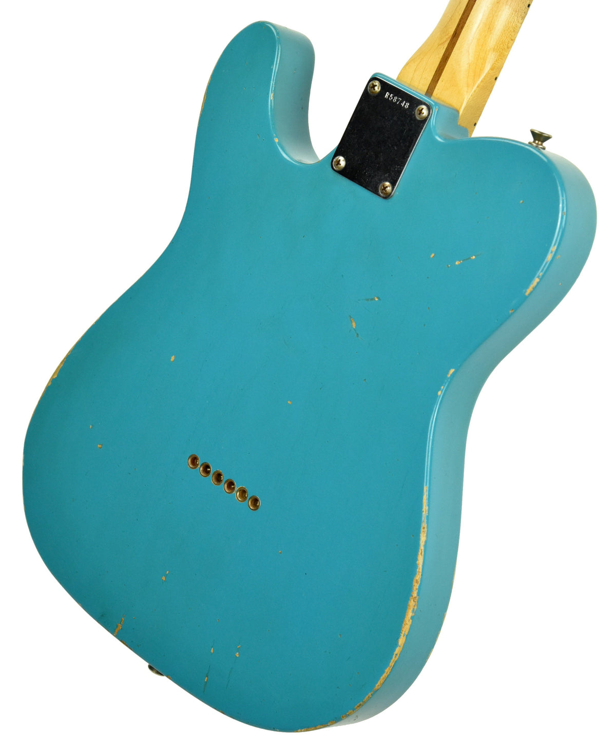 Used Fender Custom Shop Masterbuilt 55 Telecaster Relic Dale Wilson in Taos Turquoise R58748