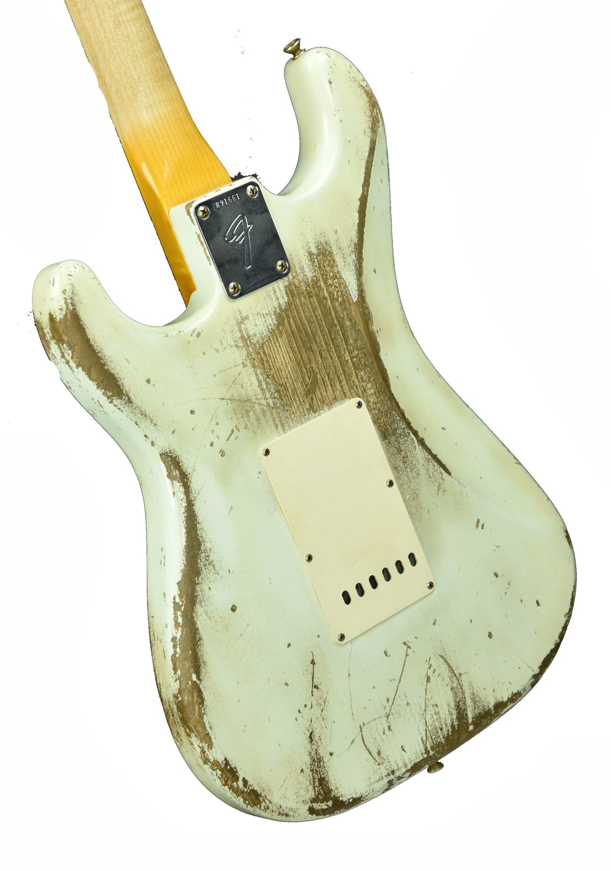 Used Fender Custom Shop Masterbuilt 69 Stratocaster Relic Jason Smith Olympic White R91661