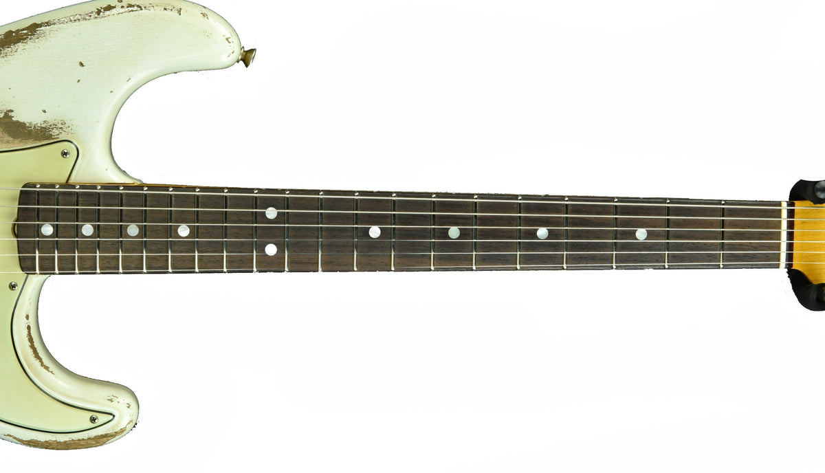 Used Fender Custom Shop Masterbuilt 69 Stratocaster Relic Jason Smith Olympic White R91661