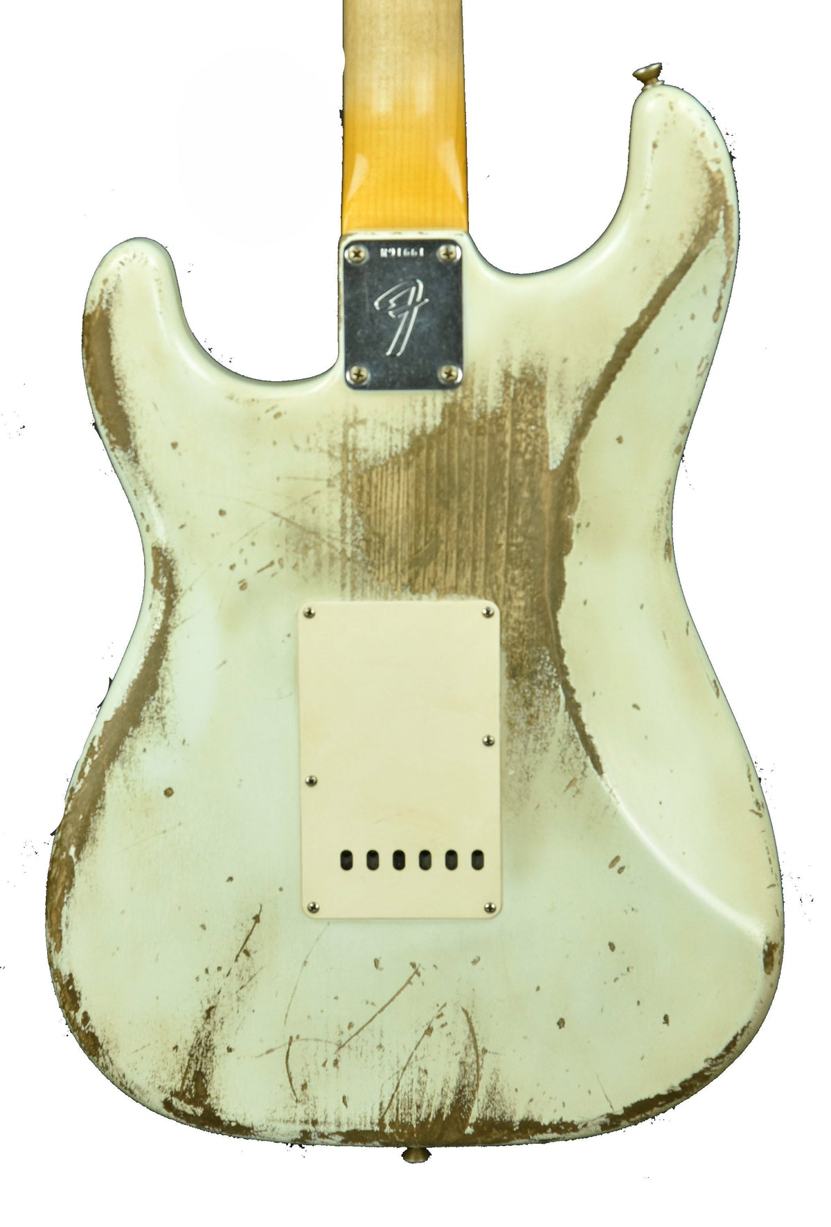 Used Fender Custom Shop Masterbuilt 69 Stratocaster Relic Jason Smith Olympic White R91661