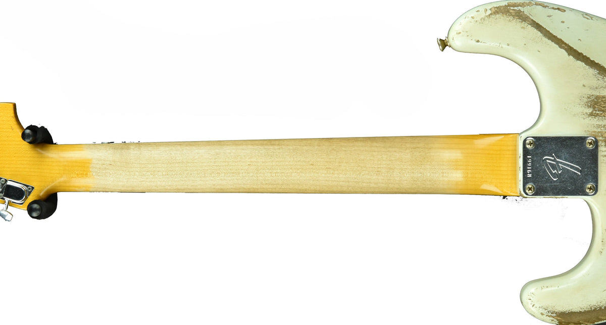 Used Fender Custom Shop Masterbuilt 69 Stratocaster Relic Jason Smith Olympic White R91661