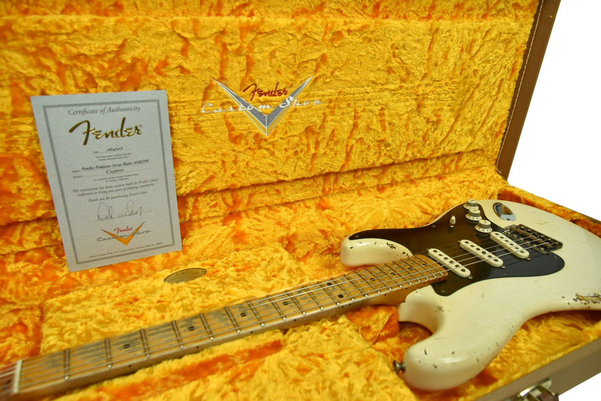 Used Fender Custom Shop Masterbuilt Ancho Poblano Stratocaster Relic by Dale Wilson CZ536772