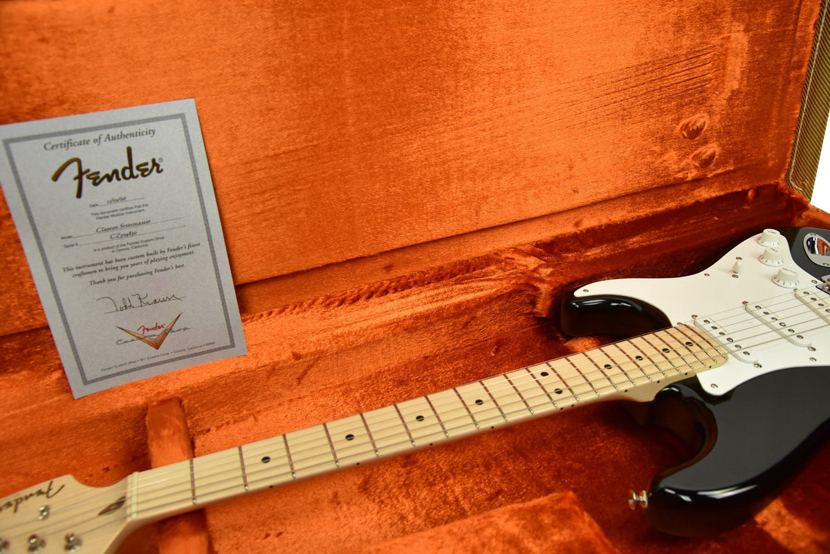 Used Fender Custom Shop Masterbuilt Eric Clapton Stratocaster by Todd Krause in Black CZ504830