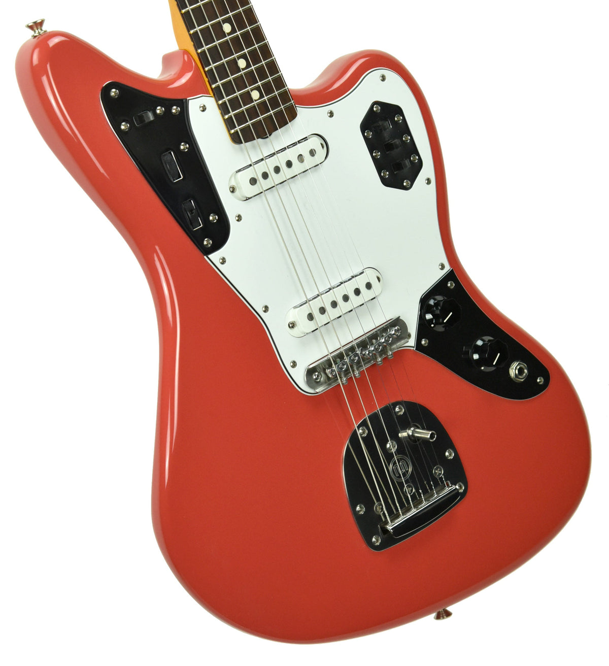 Used 2016 Fender Classic Series 60s Jaguar Lacquer in Fiesta Red MX16726607