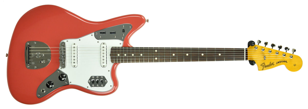 Used 2016 Fender Classic Series 60s Jaguar Lacquer in Fiesta Red MX16726607