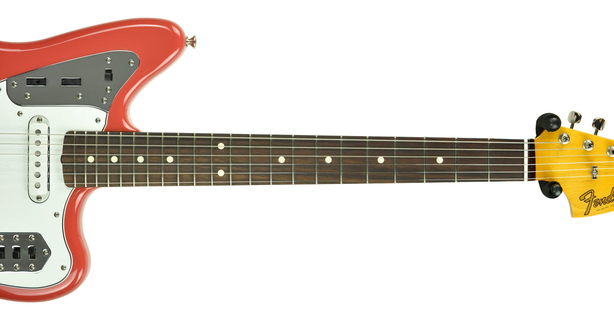 Used 2016 Fender Classic Series 60s Jaguar Lacquer in Fiesta Red MX16726607