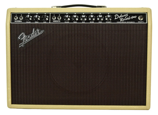 Used Fender Limited Edition '65 Deluxe Reverb Amplifier in Tan and Oxblood CR375756