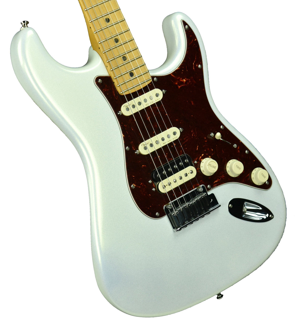 Used Fender American Ultra Stratocaster HSS in Arctic Pearl US19079669