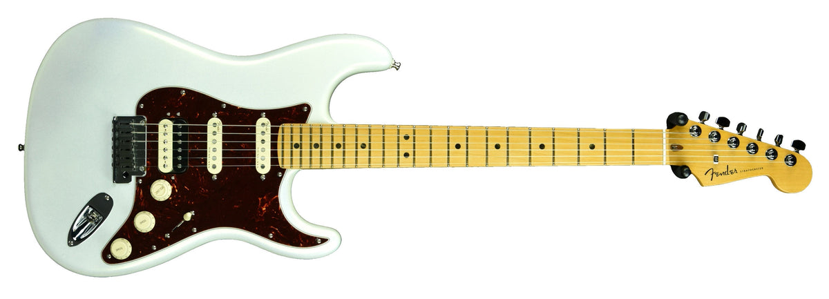 Used Fender American Ultra Stratocaster HSS in Arctic Pearl US19079669