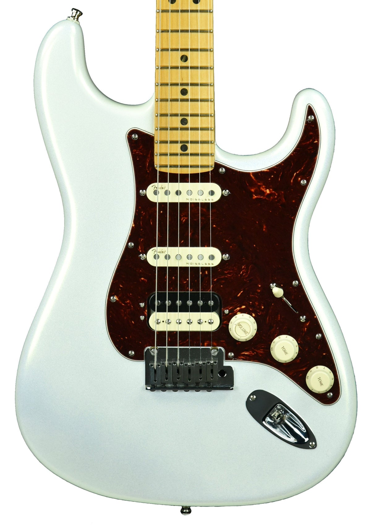 Used Fender American Ultra Stratocaster HSS in Arctic Pearl US19079669
