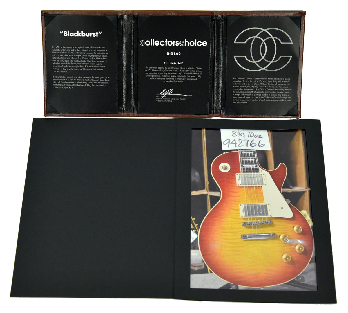 Used Gibson Custom Shop 1959 Les Paul Collector's Choice in Blackburst CC34A049