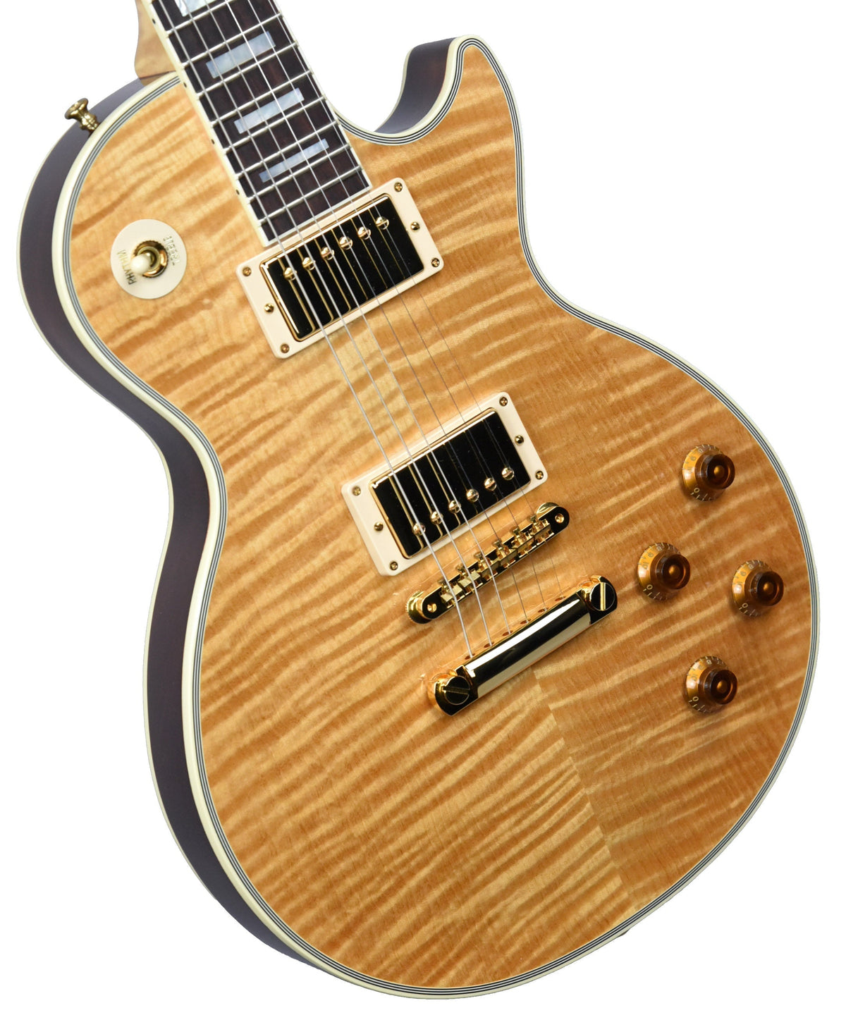 Used 2015 Gibson Custom Les Paul Custom Flame in Natural CS500603