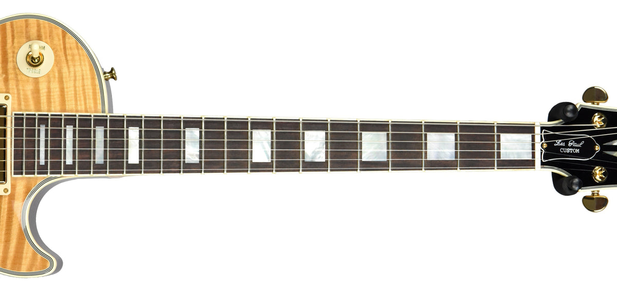 Used 2015 Gibson Custom Les Paul Custom Flame in Natural CS500603