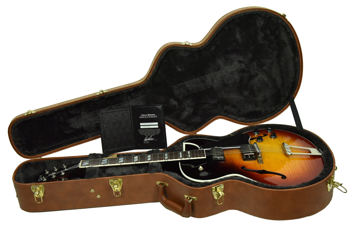 Used 2016 Gibson Memphis ES-175 Figured Sunburst 13576742