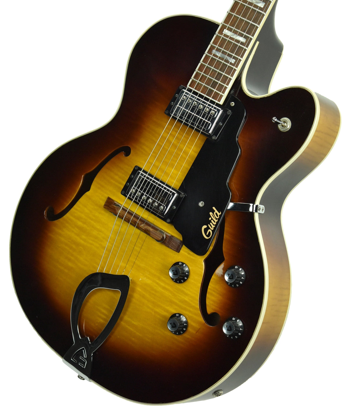 Used Guild X150D Hollowbody Archtop in Antique Sunburst AK150197