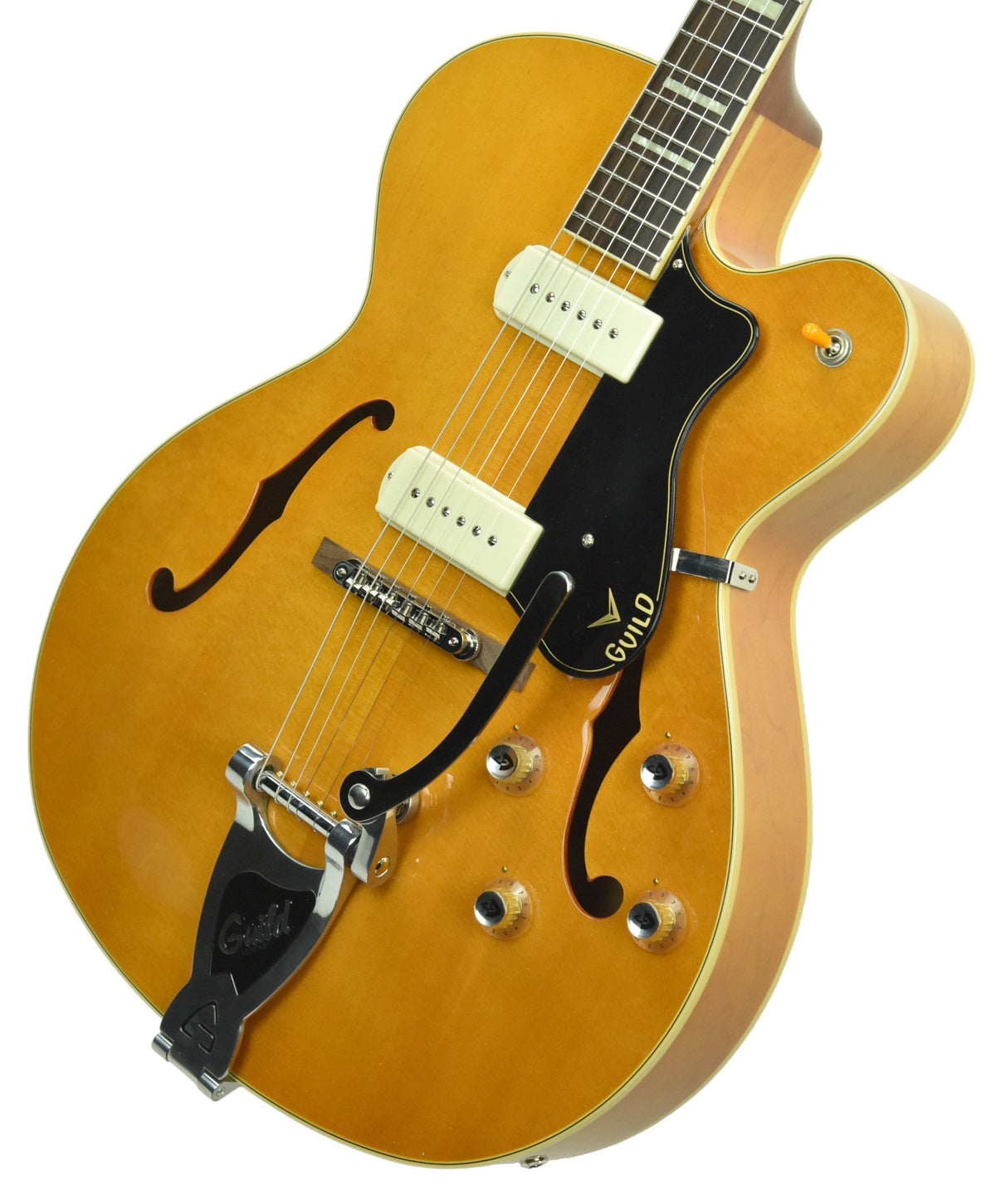 Used Guild X175 Manhattan Hollow-body Electric Guitar in Natural KSG1400202