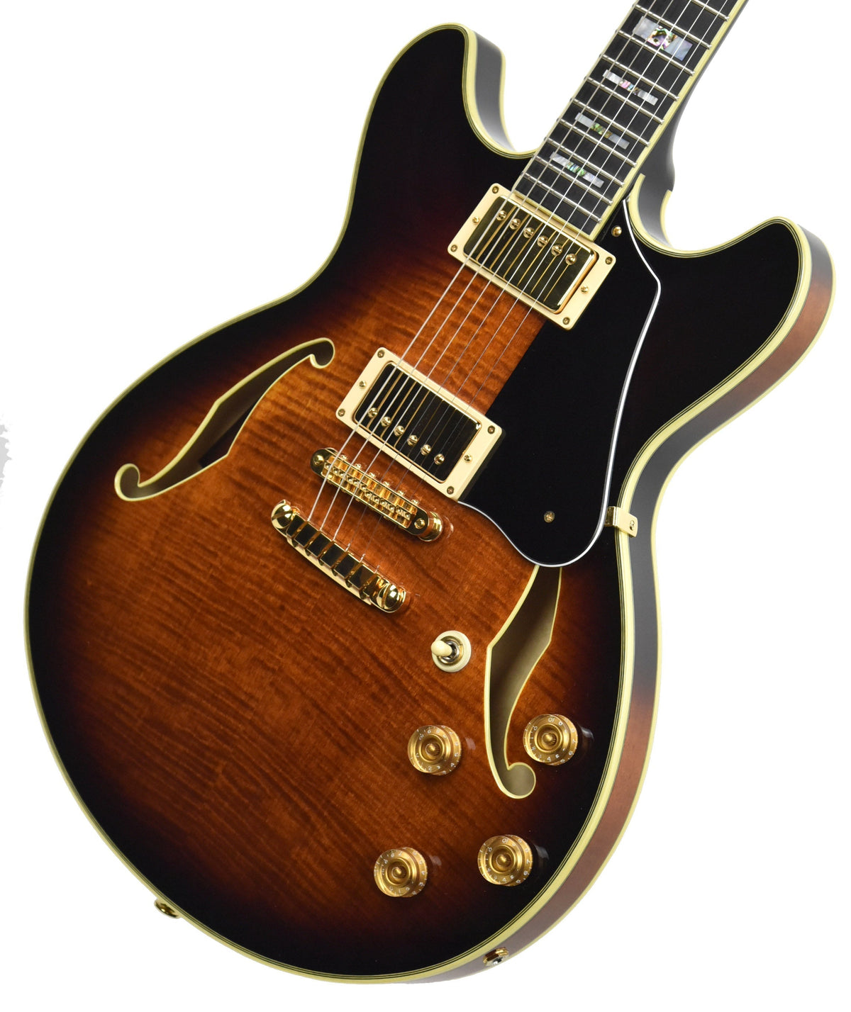 Used 2008 Ibanez JSM100 John Scofield Signature in Vintage Burst F0822047