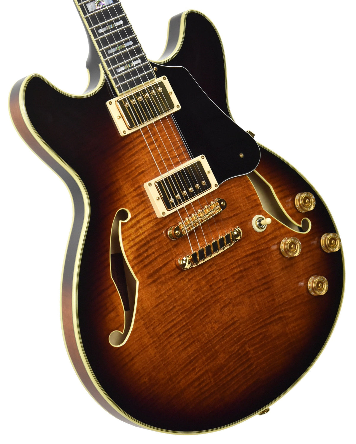 Used 2008 Ibanez JSM100 John Scofield Signature in Vintage Burst F0822047