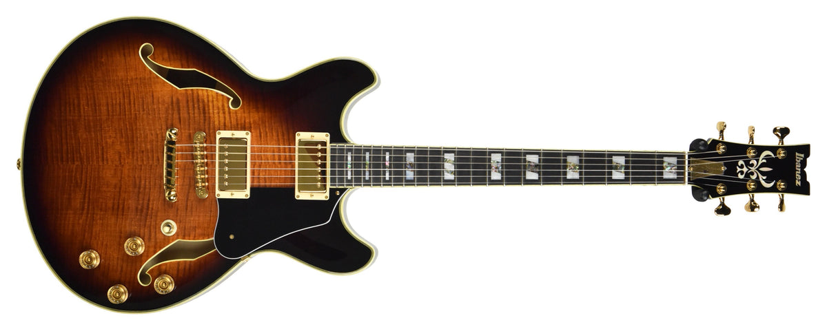 Used 2008 Ibanez JSM100 John Scofield Signature in Vintage Burst F0822047