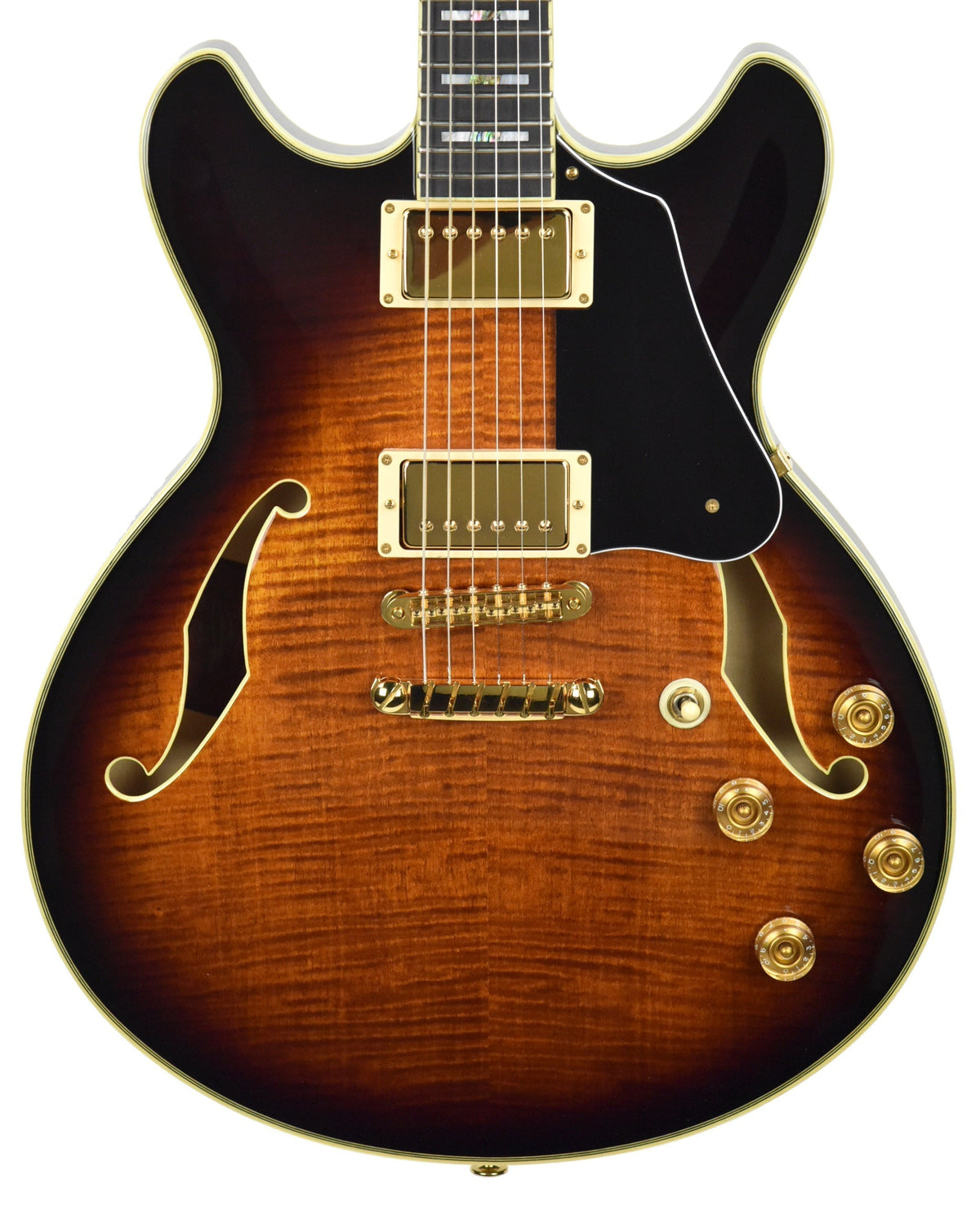 Used 2008 Ibanez JSM100 John Scofield Signature in Vintage Burst F0822047