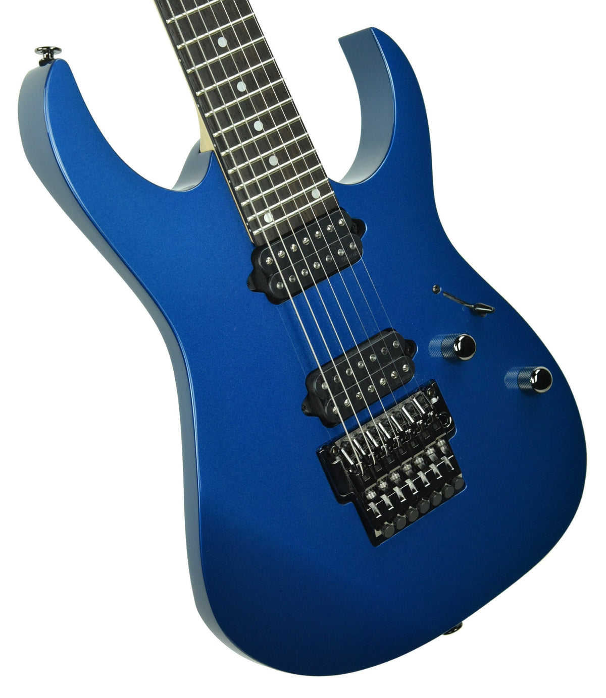 Used Ibanez Prestige RG752 7 String Electric Guitar in Cobalt Blue Metallic F1606491