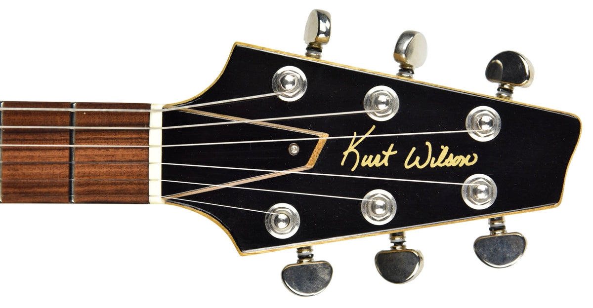 Used Kurt Wilson Korina Single Cut Les Paul Junior in Natural 017